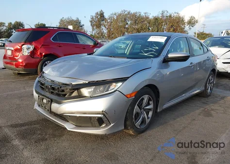 2020 Honda Civic Ex из США, поврежденный, VIN 2HGFC2F63LH536581
